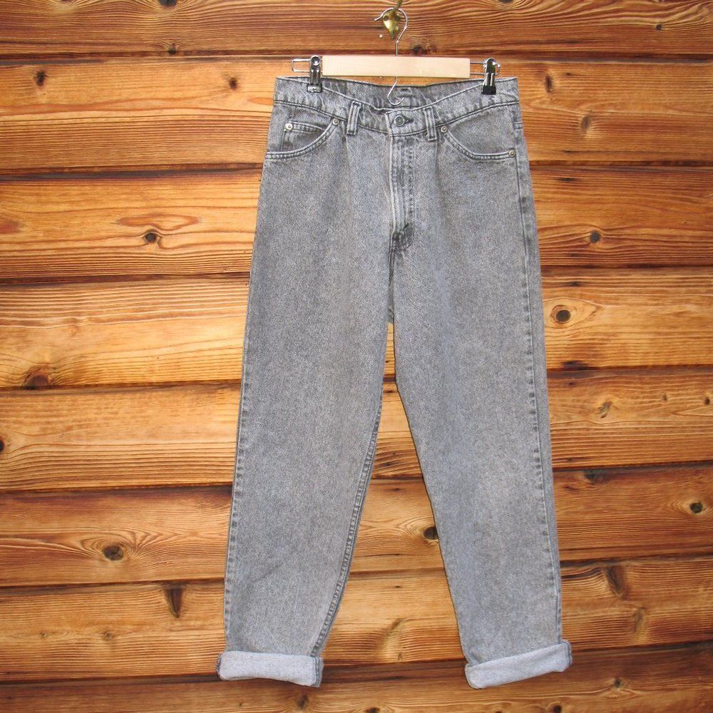 Vintage 80's High Rise Acid Wash Mom Jeans